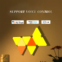 Luces triangulares inteligentes RGBIC para juegos con sincronización de juegos y control de aplicaciones para PC Gaming Room Studio Setup
