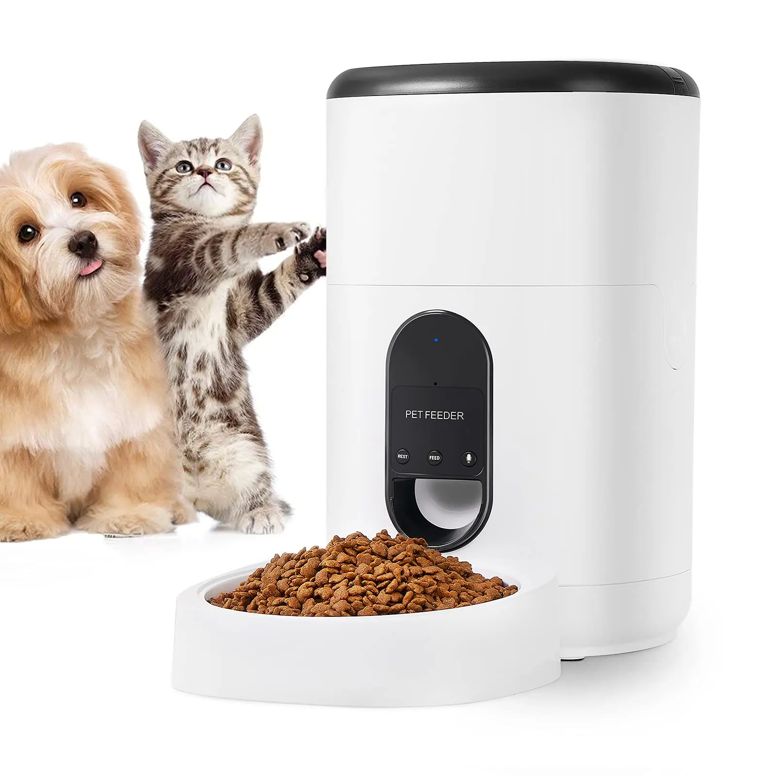 6l Hond Kat Smart Feeder Smart Automatische Huisdier Feeder Kat Feeder Voor Huisdier Met Instelbare Voeding Schema Droog Voedsel Dispenser