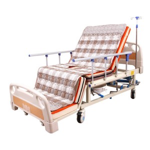 Cama de enfermería manual con inodoro y manivela para uso doméstico y hospitalario, cama de cuidado multifuncional de uso general. - Product Image 2