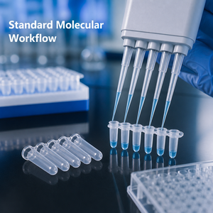 Tubo de <span class=keywords><strong>PCR</strong></span> de Polipropileno Natural de Pared Delgada, Estéril, de 0.1 ml, 4 Piezas por Paquete, para Amplificación de ADN en Laboratorio, <span class=keywords><strong>PCR</strong></span> en Tiempo Real - Product Image 5