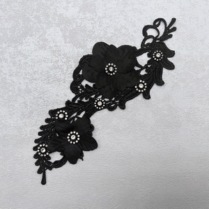 15 màu sắc <span class=keywords><strong>3D</strong></span> long lanh sequin thêu cho nụ hoa lụa Váy Phụ kiện xương ngựa ren sequin Mạng Che Mặt dây đeo cổ tay ren - Product Image 4