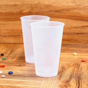 Vasos de Plástico PP Transparente al por Mayor, Libres de BPA, Vasos para Estadios con Logotipo Personalizado, Vasos Esmerilados de 8oz, 10oz y 20oz para Bodas - Product Image 2