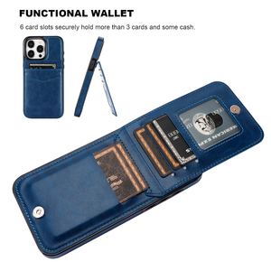 Étui en cuir pour téléphone portable pour iPhone15 14 13 12 <span class=keywords><strong>11</strong></span> Étui en cuir pour béquille fentes pour cartes Flip <span class=keywords><strong>Folio</strong></span> pour <span class=keywords><strong>iPhone</strong></span> 14 - Product Image 3
