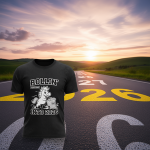 Camiseta personalizada de unicornio para el Año Nuevo 2026, camiseta divertida con nombre personalizado, adiós 2025 - Product Image 3