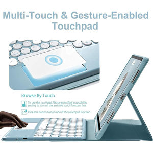 Étui pour <span class=keywords><strong>souris</strong></span> pour iPad MiniKeyboard 6, housse intelligente de jeu pour tablette, <span class=keywords><strong>clavier</strong></span> - Product Image 2