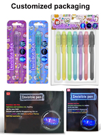Khy-encre Invisible Offre Spéciale pour écriture secrète, marqueur UV promotionnel avec stylo lumineux Led