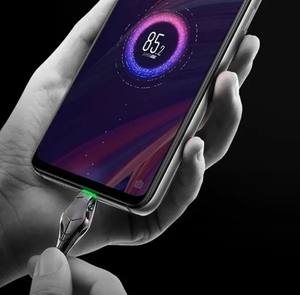 1M 5A 40W nuevo Cable de datos de cabeza de serpiente <span class=keywords><strong>Mamba</strong></span> negra de aleación de Zinc para Micro iPhone tipo C Cable de datos de carga súper rápida <span class=keywords><strong>Mamba</strong></span> negra - Product Image 5