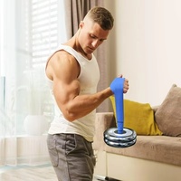 Correas de Entrenamiento de Fuerza para Brazos de Alta Resistencia, Accesorios de Entrenamiento Muscular Reforzados Diseñados Específicamente para Entrenamiento con Discos de Barra