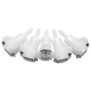 ZDVseal 1/8 дюймов с зазубриной для соединения с неклапанным гнездовым соединительным корпусом для труб ID 3,2 мм быстросъемные муфты - Product Image 1