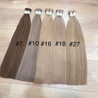 Cheveux Vierges Ruyihair Russes Doux et Fins de Couleur Naturelle, Cheveux Humains Bruts Non Traités