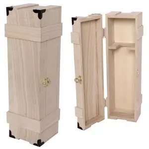 Boîte à bouteilles en bois, merchandising personnalisé - Product Image 1