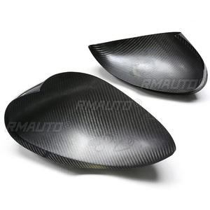 Cubiertas de Espejos Laterales de Fibra de Carbono Seca para Alfa Romeo Giulia Sedán 2017-IN, Estilo Adhesivo - Product Image 5