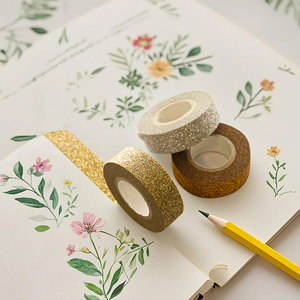 Bán buôn màu <span class=keywords><strong>Masking</strong></span> trang trí dính <span class=keywords><strong>DIY</strong></span> long lanh <span class=keywords><strong>Washi</strong></span> băng cho sổ lưu niệm trang trí thủ công mỹ nghệ - Product Image 5