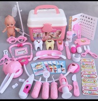 Jouets de docteur, jeu de rôle pour enfants, ensemble de jouets de docteur, valise, jeu de simulation, jouets de docteur pour enfants pour filles