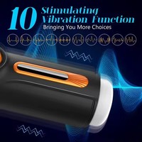 Automatischer Elektrischer Teleskop-Rotations-Stroker Sexspielzeug für Erwachsene Männer TPE-Material Masturbator-Cup für Männliche Selbstbefriedigung