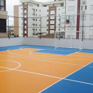 Thân Thiện Với Môi Di Động Vật Liệu Nhựa Thể Thao Tòa interlokinng Sàn Cho Bóng Đá Bóng Rổ Sàn Bóng Đá Bóng Đá Sân - Product Image 1