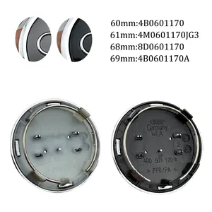 Insigne pour <span class=keywords><strong>Audi</strong></span> A3 A4 A5 A6 A7 A8 S4 S6 A4L A6L 20 pièces/lot <span class=keywords><strong>60mm</strong></span> 61mm 68mm 69mm - Product Image 2