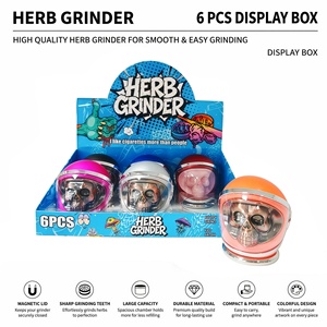 Hot Selling <b>Custom</b> 4-Layer Herb Grinder Zinc Alloy Material Dry Herb Grinder for Smoking Durable <b>Lighter</b> & Accessory - Product Image 1