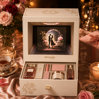 Boîte cadeau publicitaire IA avec écran LCD et vidéo, boîte à musique vidéo, emballage de présentation
