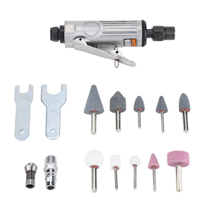 Ensemble de 16 <span class=keywords><strong>mini</strong></span>-meuleuses pneumatiques, kit de meuleuse angulaire <span class=keywords><strong>pneumatique</strong></span>, outils de réparation de pneus de voiture, polisseuse <span class=keywords><strong>pneumatique</strong></span> pour le meulage et le ponçage - Product Image 4