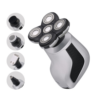 RQ-6655 LED Điện <span class=keywords><strong>Razor</strong></span> 5D Nổi Không Thấm Nước Mens Shaver Với Cắt Tóc Mũi Tông Đơ Tóc Head Shavers Cho Hói Nam Giới - Product Image 1