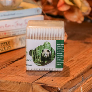 195 bâtonnets de coton <span class=keywords><strong>bio</strong></span> JIEJIEYA MQ018 écologiques, personnalisables, en bambou, multi-usages, pour usage cosmétique et domestique - Product Image 1