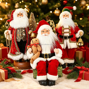 2026 Hot Sale Christmas Santa Claus <b>Doll</b> Different Size Christmas Decoration Luxury Santa <b>Doll</b> Xmas <b>Large</b> Santa Claus - Product Image 1