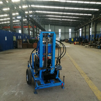 QIYUN machines 150m quatre roues plate-forme pneumatique nouveau forage de puits d'eau 100m forage hydraulique forage Machine pompe camion