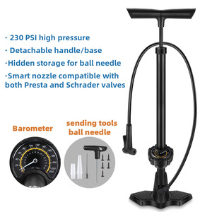 <span class=keywords><strong>Pompe</strong></span> <span class=keywords><strong>à</strong></span> air universelle en alliage d'aluminium haute pression AFTFA pour vélos, voitures, vélos électriques et ballons de basket - Légère - Product Image 3