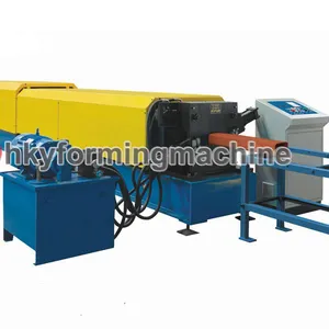 Used widely Automatic PLC Half Round Galvanized Metal Rain Water Gutter Profile Cold Roll Forming Machine