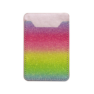 Tarjetero Trasero para Teléfono de Cuero Arcoíris, Tarjetero Trasero para Teléfono con Adhesivo 3M Vibrante, Regalo Creativo - Product Image 2