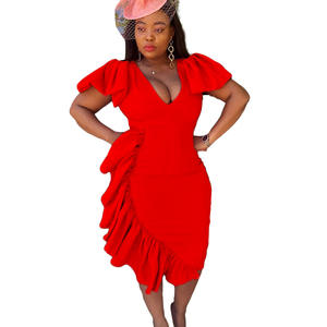 2024 Primavera Verano <span class=keywords><strong>mujer</strong></span> camisa señora <span class=keywords><strong>ropa</strong></span> rayas vestido ocio suelto señora vestidos cuello en V - Product Image 2