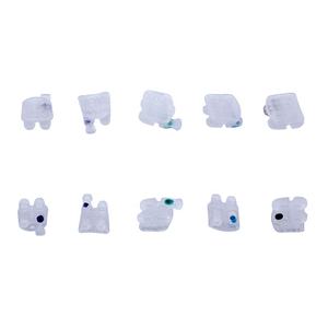 20psc Dental Roth/Mbt 022 con 345 ganchos Soportes de cerámica de ortodoncia - Product Image 3