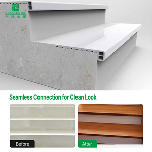 Profilé d'<span class=keywords><strong>escalier</strong></span> moderne en PVC pour revêtements de sol en <span class=keywords><strong>vinyle</strong></span> et SPC, design en forme de L avec fonction phosphorescente - Product Image 3