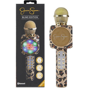 Sparkly Bling Rhinestones <span class=keywords><strong>Bluetooth</strong></span> Karaoke Micrófono Altavoz de mano portátil para todos los teléfonos inteligentes - Product Image 4
