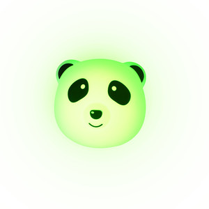 Panda USB sạc ánh sáng ban đêm Silicone Đèn bầu không khí ấm áp dẫn phòng ngủ ngủ chuyển đổi có thể sạc lại cung cấp điện sử dụng nhà - Product Image 3