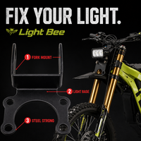 Support de fixation de phare Super September compatible avec Surron Light Bee X S en aluminium