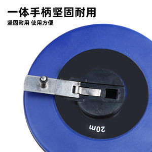 เทปวัดไฟเบอร์ 20 ม. แบบม้วนเก็บเองได้ พร้อมตัวล็อคแบบแมนนวล สำหรับวัดผ้าลินินและผ้ากระสอบ - Product Image 3