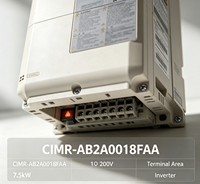 Variateur de fréquence vectoriel CIMR-AB2A 3,7 kW 17,5 A triphasé 220 V IP20 pour moteur AC, certifié CE