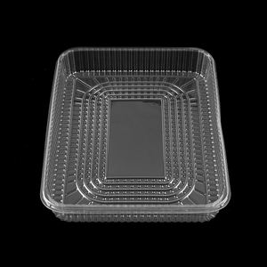 ถาดโชว์อาหารพรีเมียมใสระดับคริสตัล สำหรับอาหารกูร์เมต์ ชีส ชาร์กูเตอรี ซูชิ ของหวาน ภาชนะพลาสติกใสพิเศษ - Product Image 4