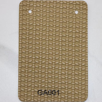 Cuir texturé tissé, cuir gaufré à texture tricotée, utilisé pour les sacs.