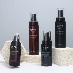 Matte Đen 4oz 100ml 150ml 200ml Chai nhựa PET rỗng phun bơm kem lotion Mist Spray Chai cho sản phẩm làm đẹp - Product Image 2