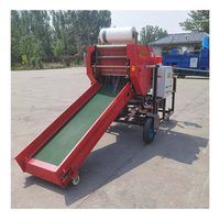 Presse à balles automatique pour paille de maïs Machine d'emballage d'herbe électrique et diesel pour l'alimentation animale