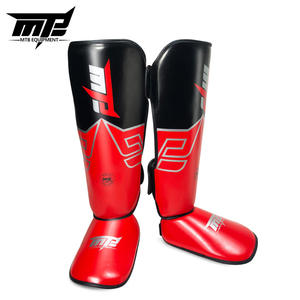 Kickbox-Leggings Verdickte Thai-Box gamaschen Kampf gegen verbundene Leggings und Insteps Training Schutz ausrüstung - Product Image 5