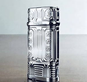 Briquet à cigarettes rechargeable en alliage de zinc de luxe dans un coffret cadeau, flamme douce portable haut de gamme pour hommes, cadeau premium - Product Image 6