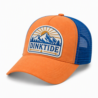Casquette Trucker en Suédine avec Dos en Maille et Broderie Personnalisée pour Aventure en Plein Air