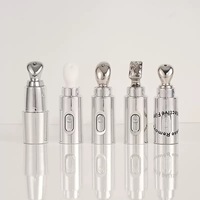 Tube vide 15G pour brillant à lèvres et crème contour des yeux avec tête de massage et bouchon à vis, emballage personnalisé OEM avec impression de logo