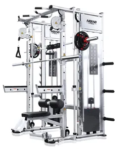 Großhandel Kommerzielle Qualität Gewichtheben Multifunktions-Power-Rack/Smith-Maschine für das Körper training