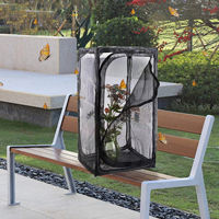 Habitat pliable pour papillons, terrarium pour reptiles, cage en maille pour insectes, cage d'élevage d'insectes