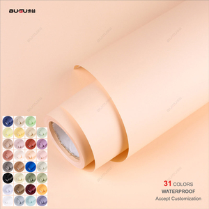 กระดาษห่อกันน้ำแบบด้าน ขนาด 56 ซม. ยาว 10 หลา สีพื้น สีฟ้า สำหรับห่อช่อดอกไม้ - Product Image 6